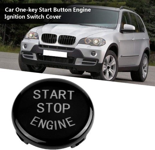 Engine Start Stop Switch Button Cover for Chassis 3 Series E90 E91 E92 E93 Black