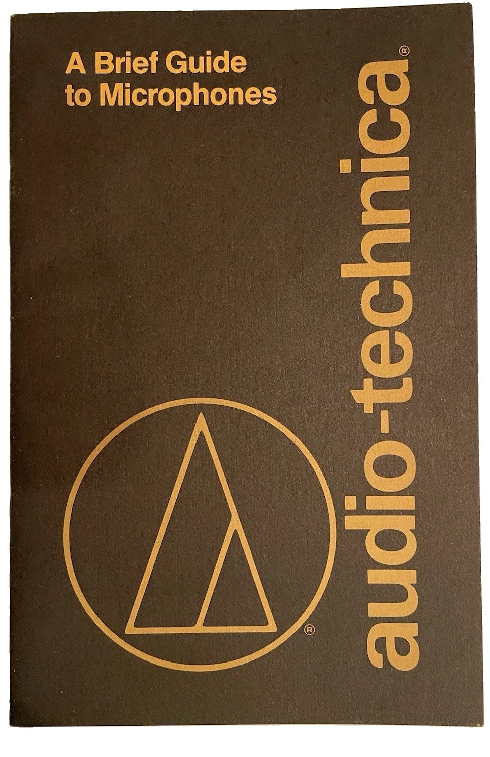 Audio Technica A Brief Guide to Microphones  15pg 1979 Dealer Brochure *Orig*