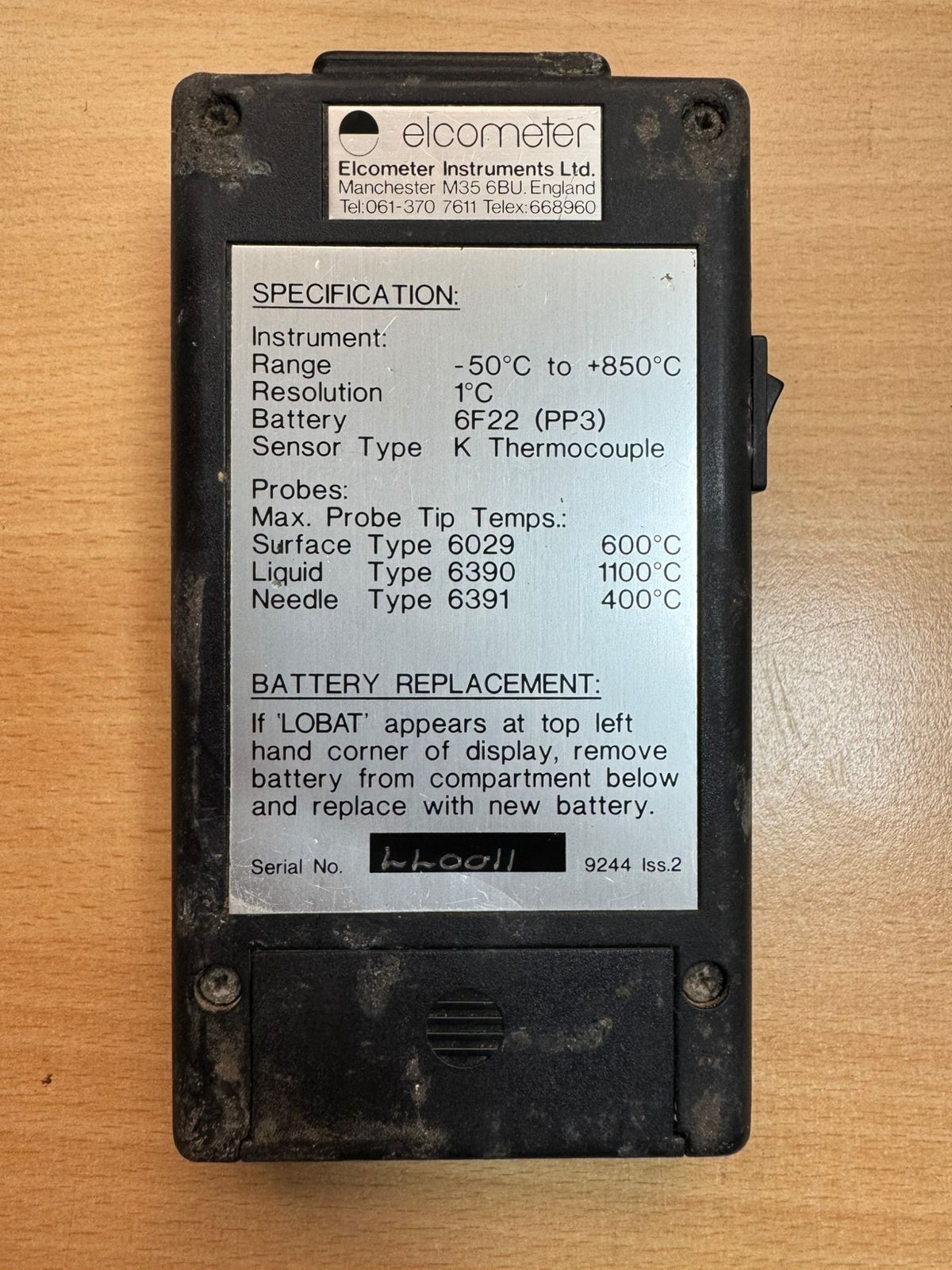 Elcometer / Digital Thermometer / 213