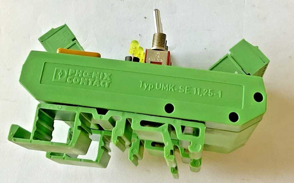 PHOENIX CONTACT UMK-SE 11.25-1 SWITCH MODULE 9 TOGGLE REV. A