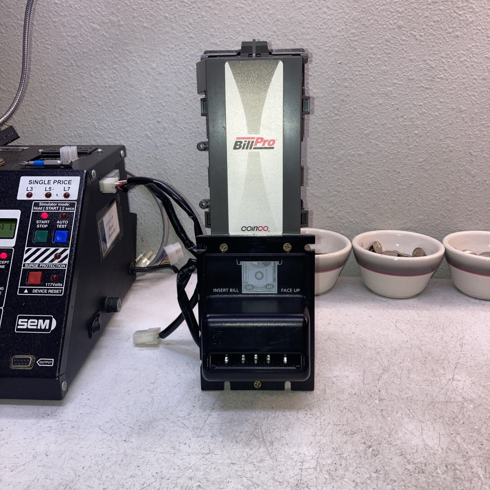 Coinco Bill Pro BP2BX 24/34 Volt Bill Validator. Takes $1-$5.00 . MDB . Rebuilt