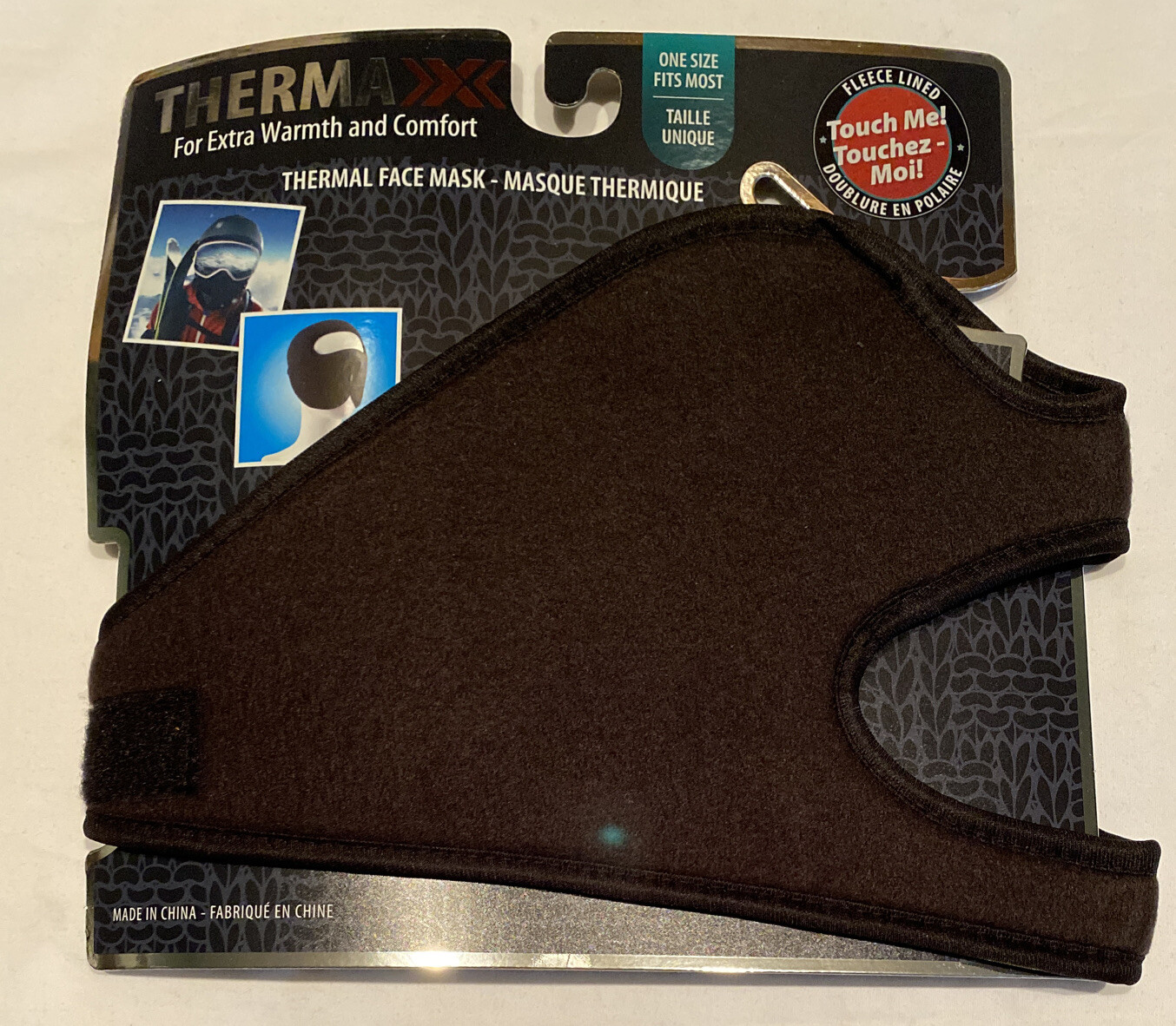 Thermax Adult One Size Fits Most Thermal Face Mask Fleece NEW