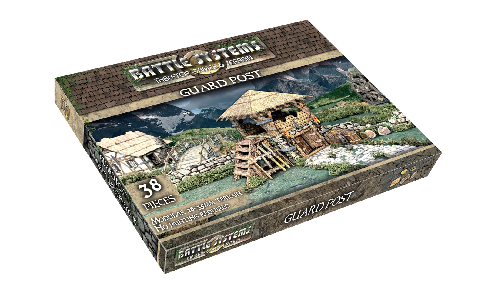 Fantasy Terrain Guard Post - D&D DND Town Village Tower Scenery