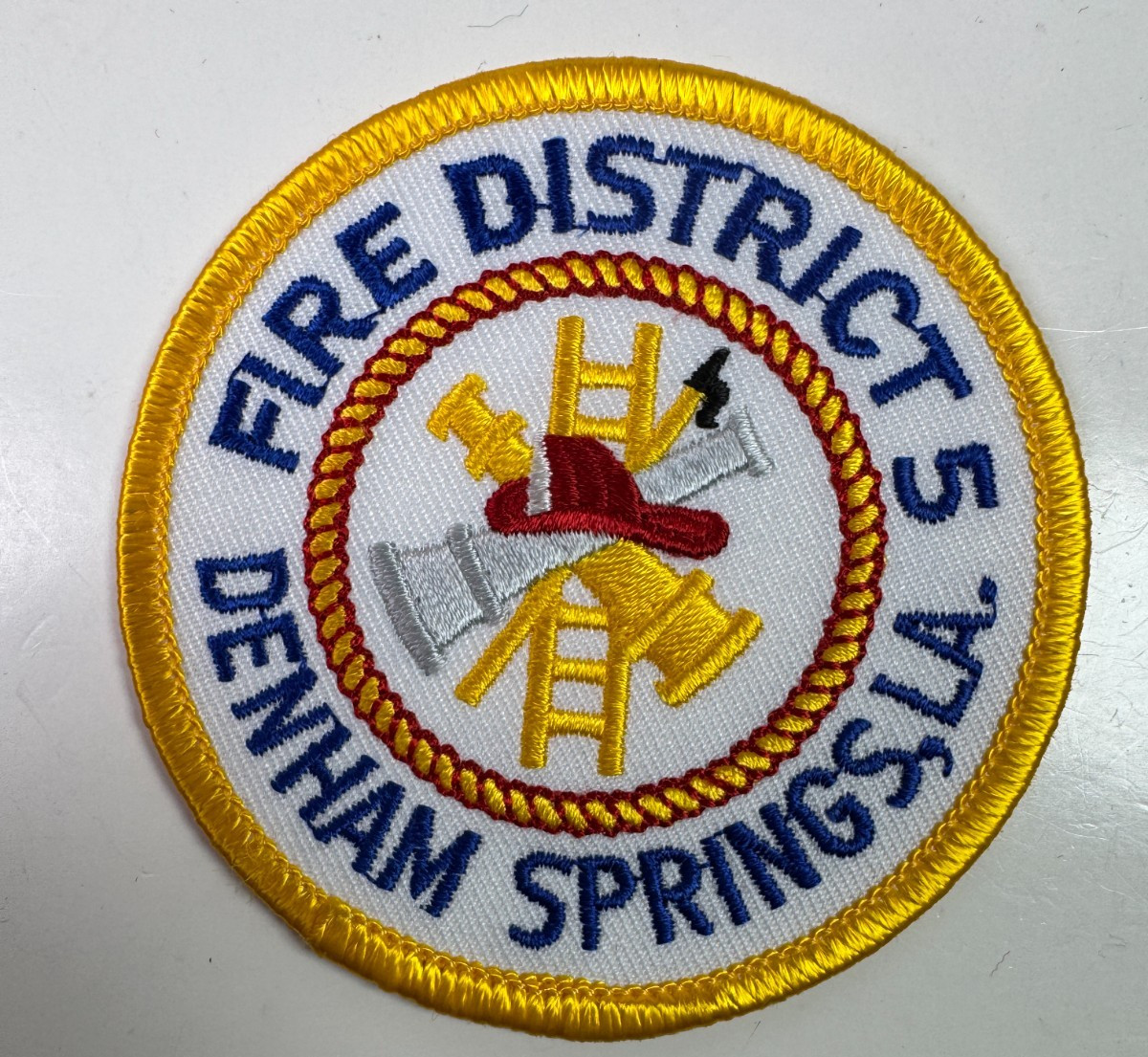 Denham Springs Louisiana Fire District #5 3" Patch P2