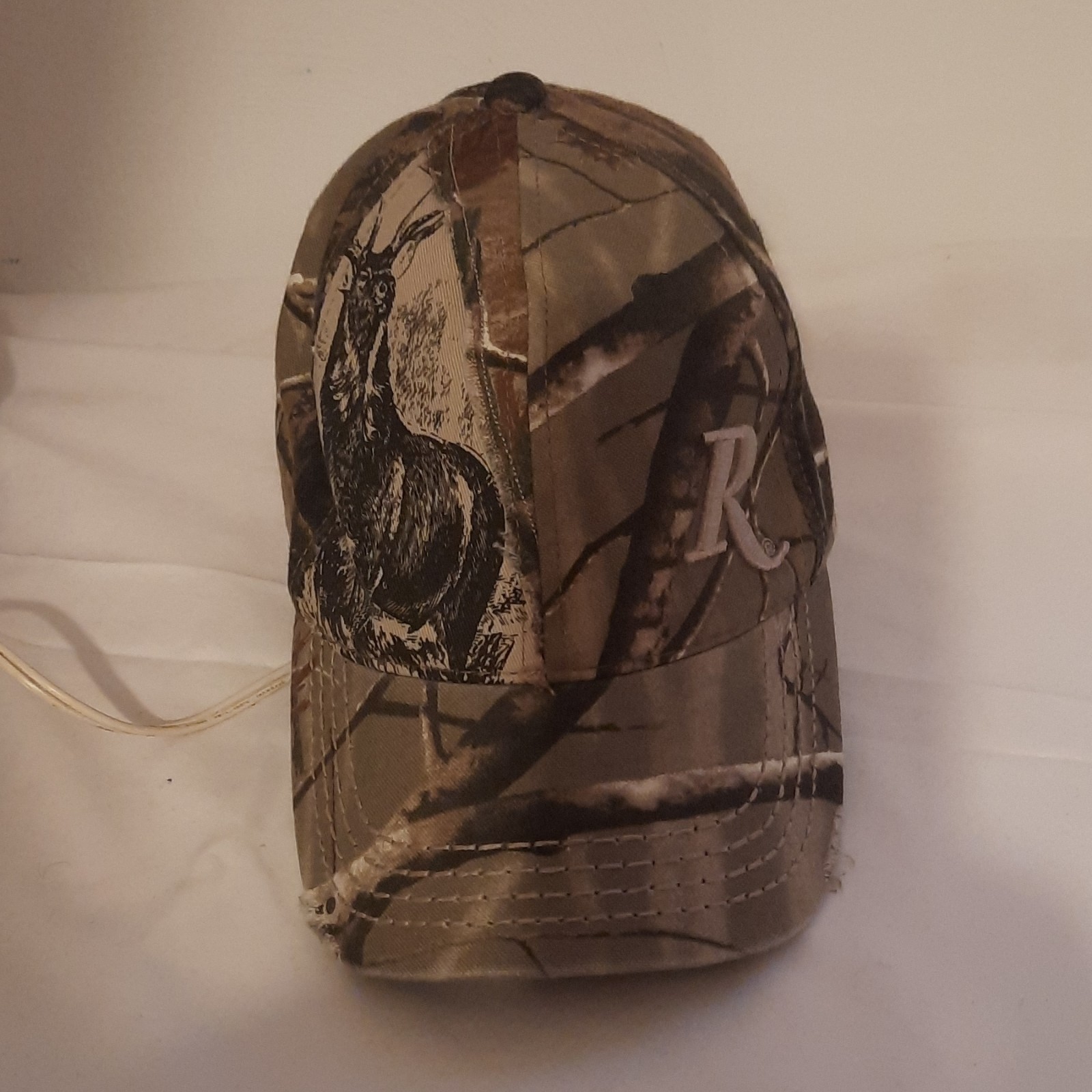 Remington Camouflage Ball Cap Deer Graphic One Size Multi-Color Brown Green