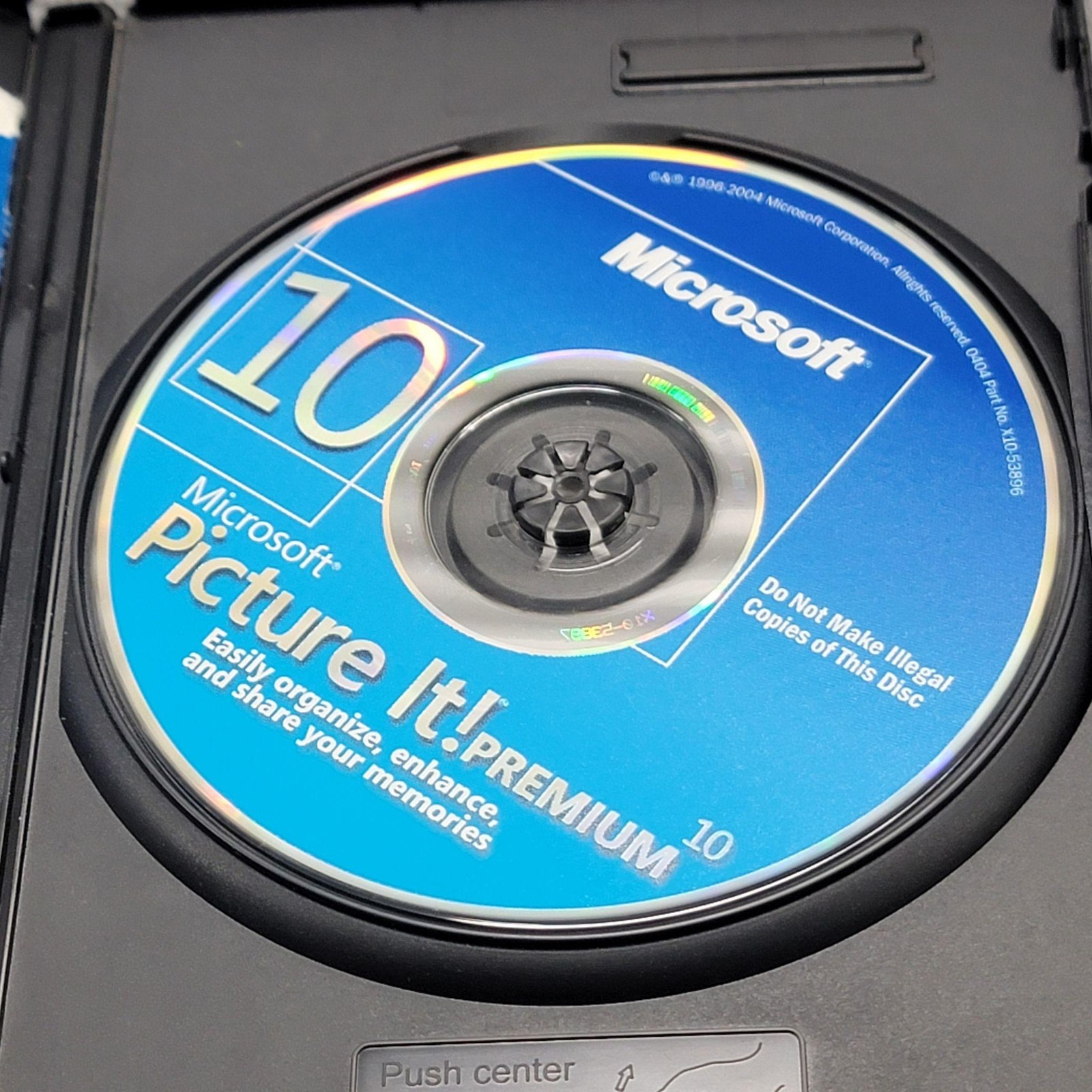Vintage Microsoft Picture It! Premium 10 Photo Editing Software CD Windows PC