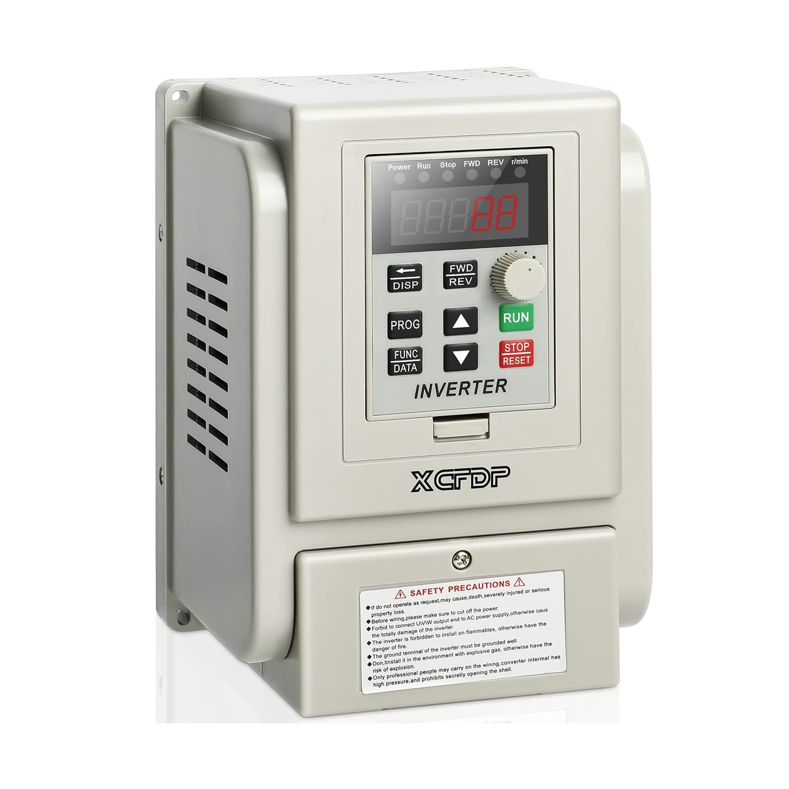 AC 220V/2.2kw 3HP Variable Frequency Drive,12A VFD Inverter Single Phase to 3...