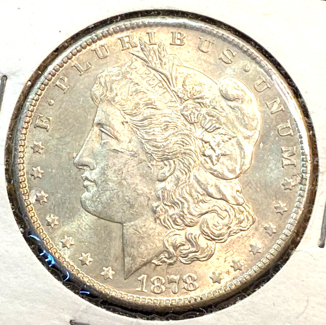 1878-S Morgan Dollar Nice Original White Choice BU CHRC