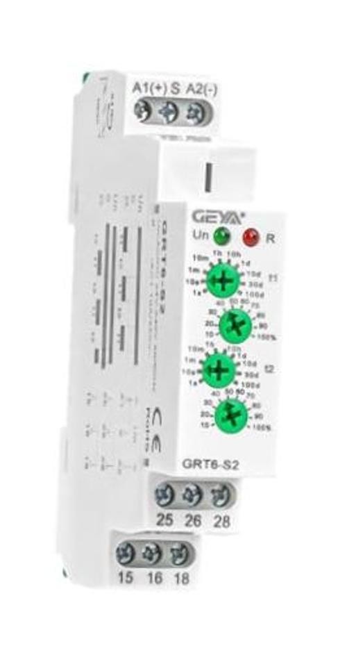 Delay Relay Asymmetric Cycle Time Relay 2SPDT 10A GRT6-S2, AC/DC24V-240V