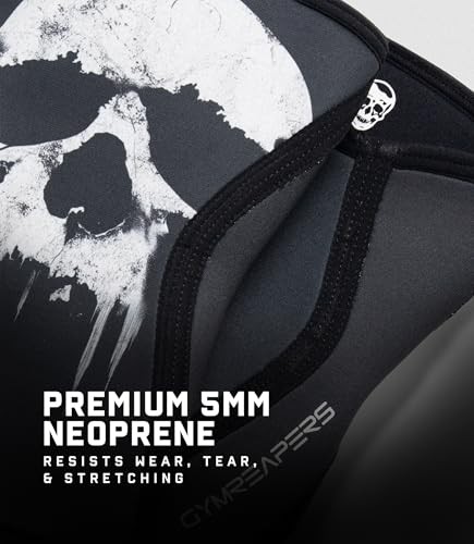 5MM Knee Sleeves for Weightlifting, Squats, Powerlifting, and Medium Dread
