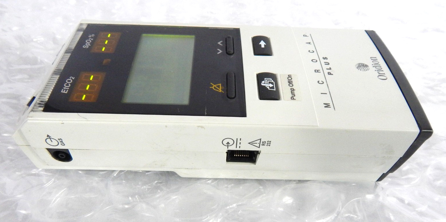 ORIDION MICROCAP PLUS HANDHELD CAPNOGRAPH