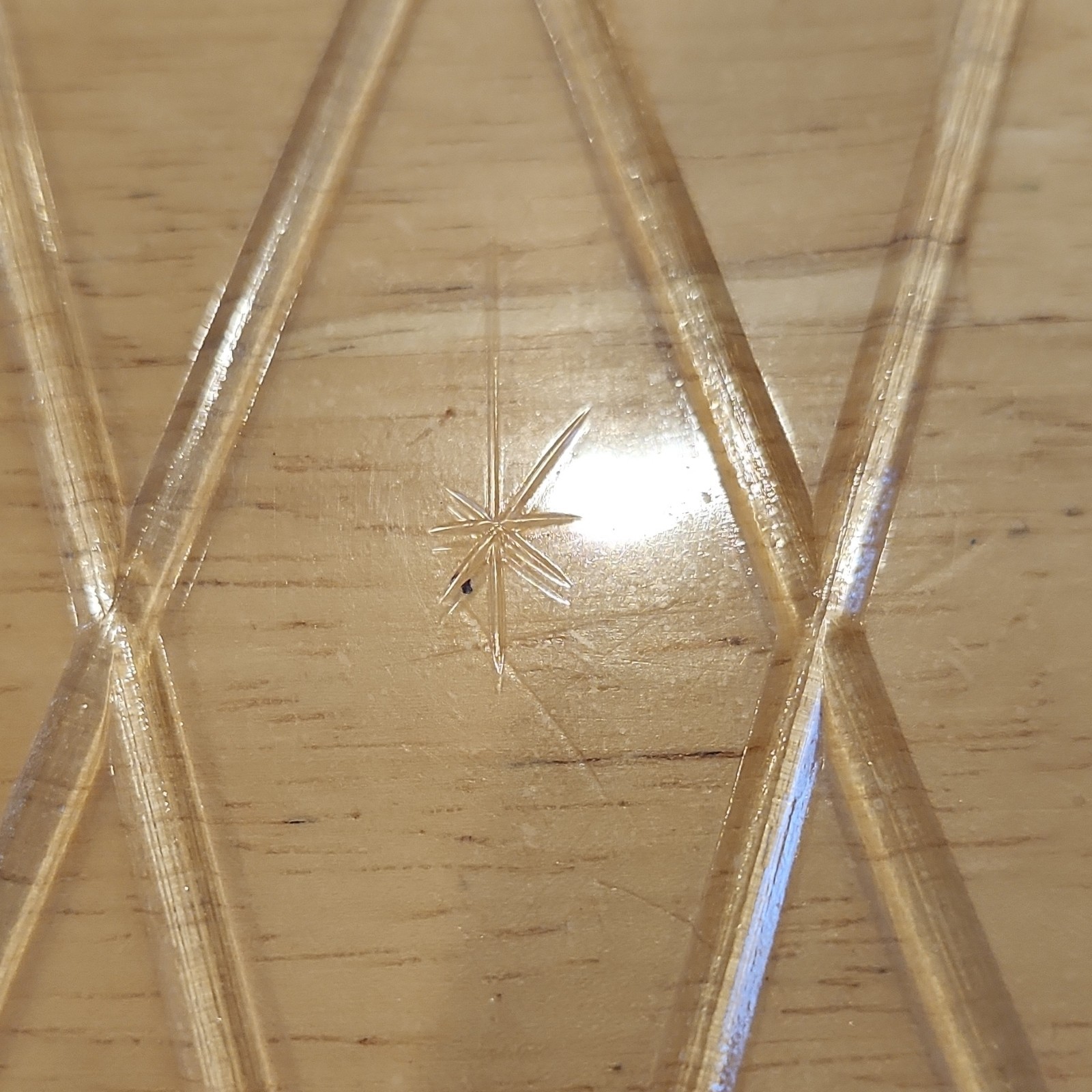 Clear Plastic with Diamond and Star Pattern, Various Sizes outdoor light panels