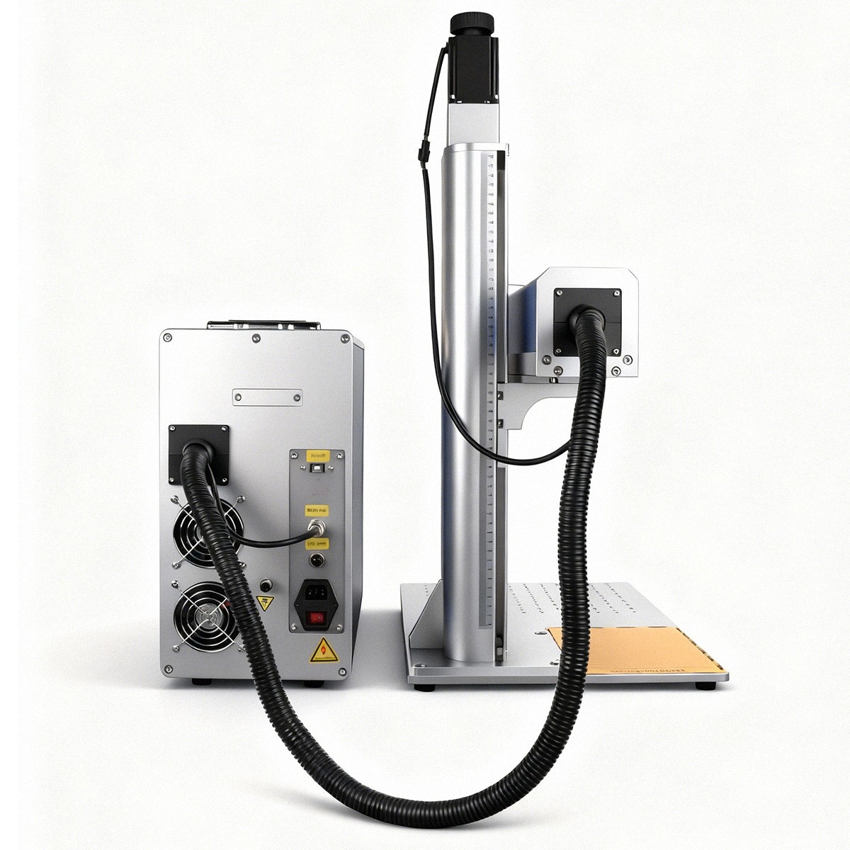 2.5D 200W JPT M7 Mopa Fiber Laser Marking Machine Metal Deep Relief Engraving