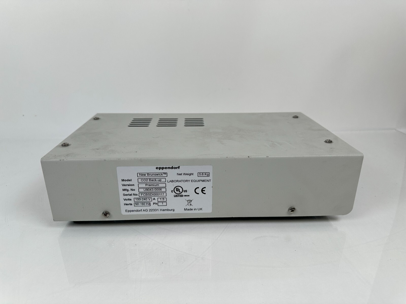 Eppendorf New Brunswick CO2 Premium & LN2 Controller Back-Up Module System