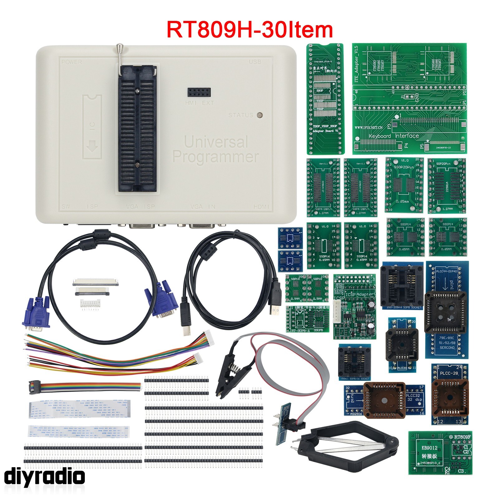 ItemRT809H-30 Universal Programmer Chip Programmer EMMC-Nand FLASH Programmer