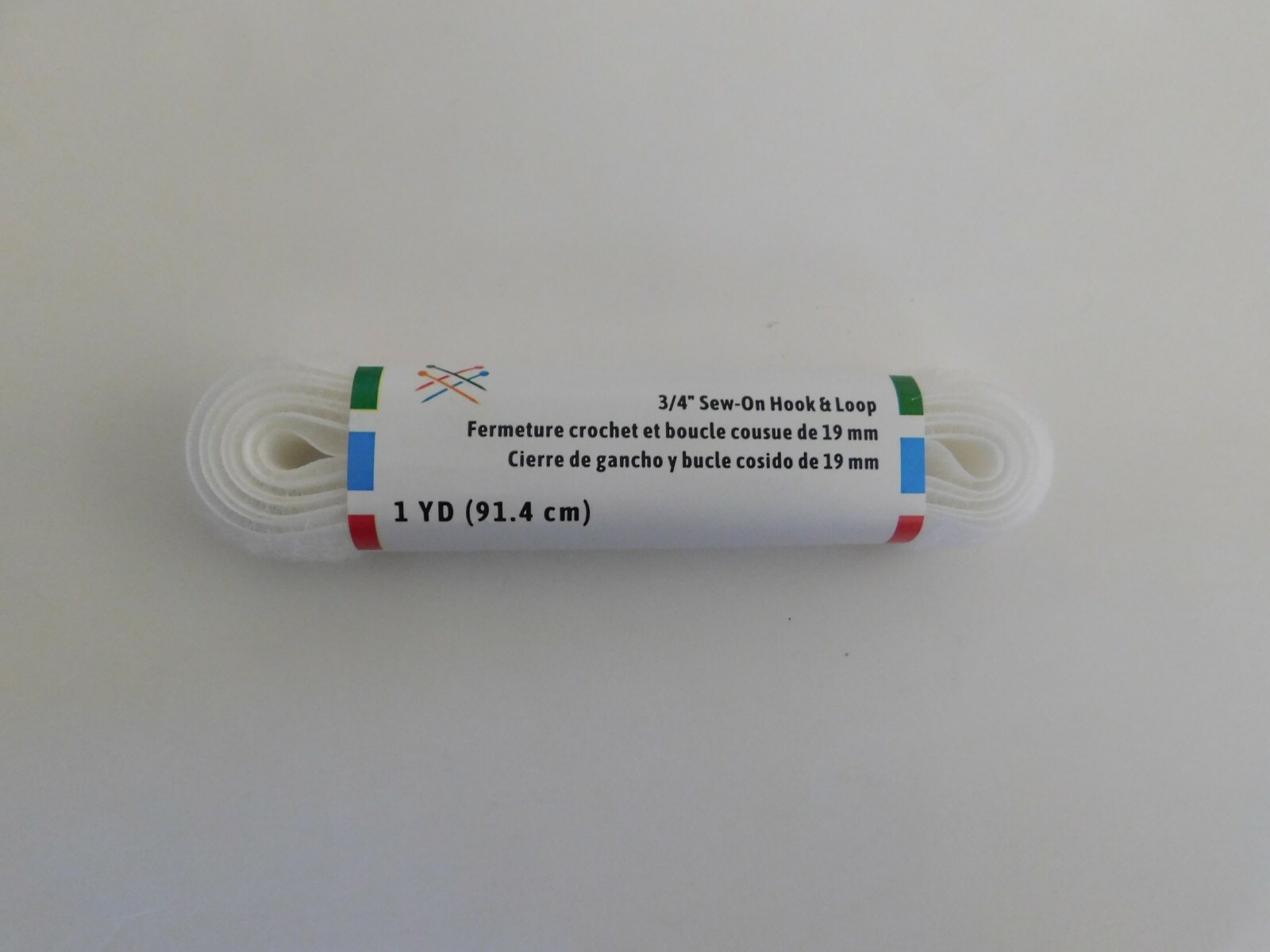 3/4" Sew on Hook & Loop 1 yd (91.4 cm)