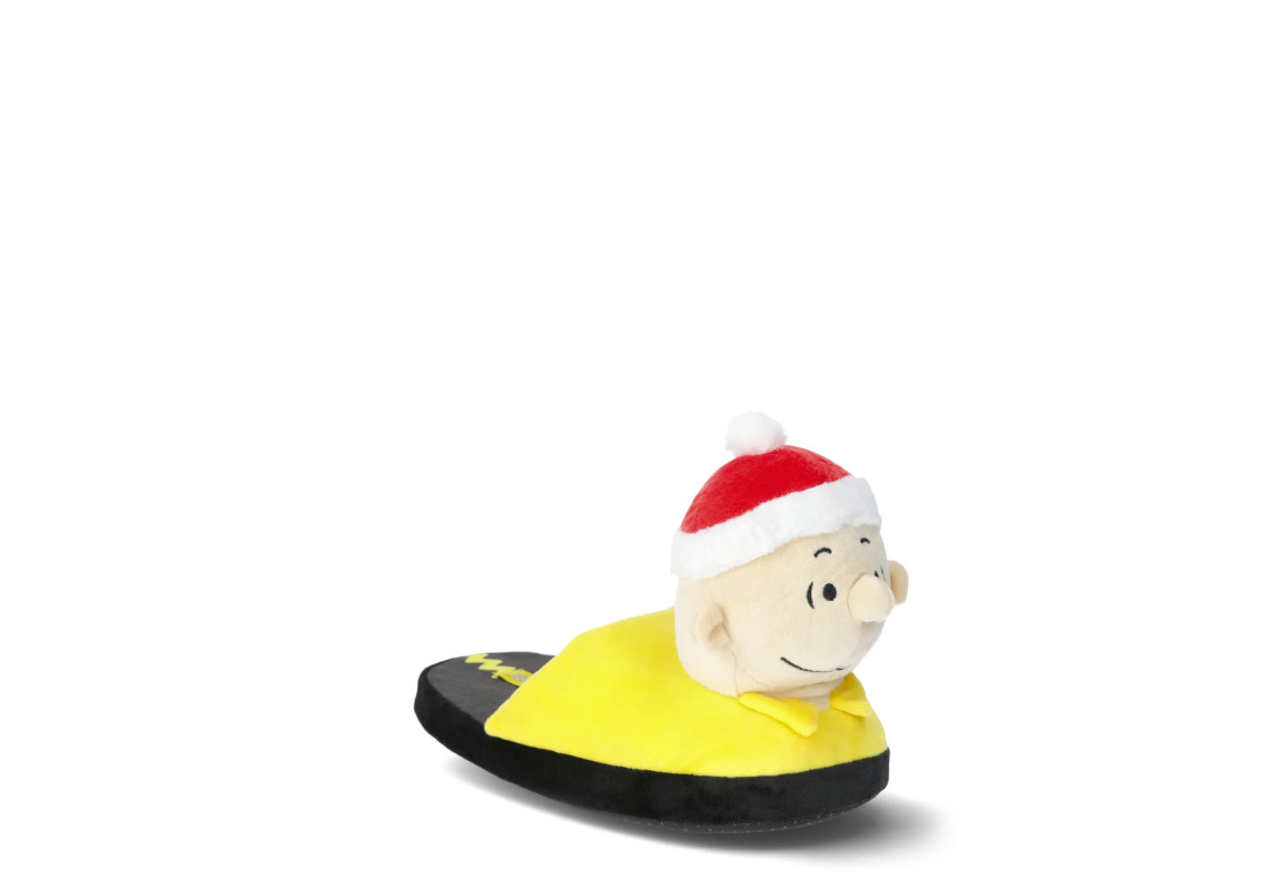 Peanuts Family Christmas Character 3D Scuff Slippers (Size 11/12 )