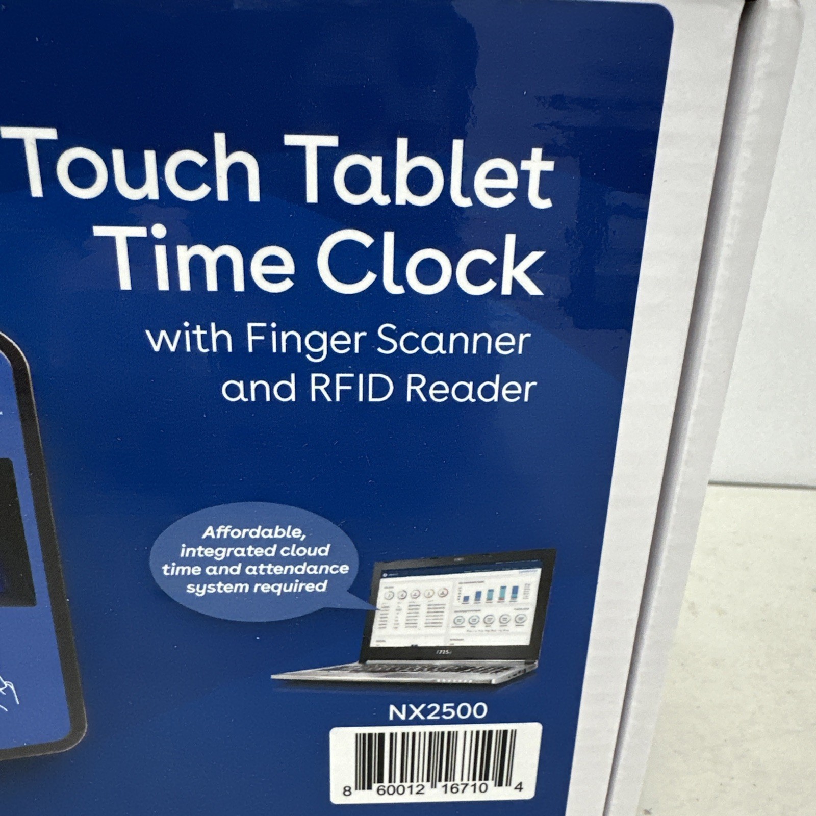 uAttend Touch Tablet - Finger Scanner and RFID Reader - NX2500 (NEW)