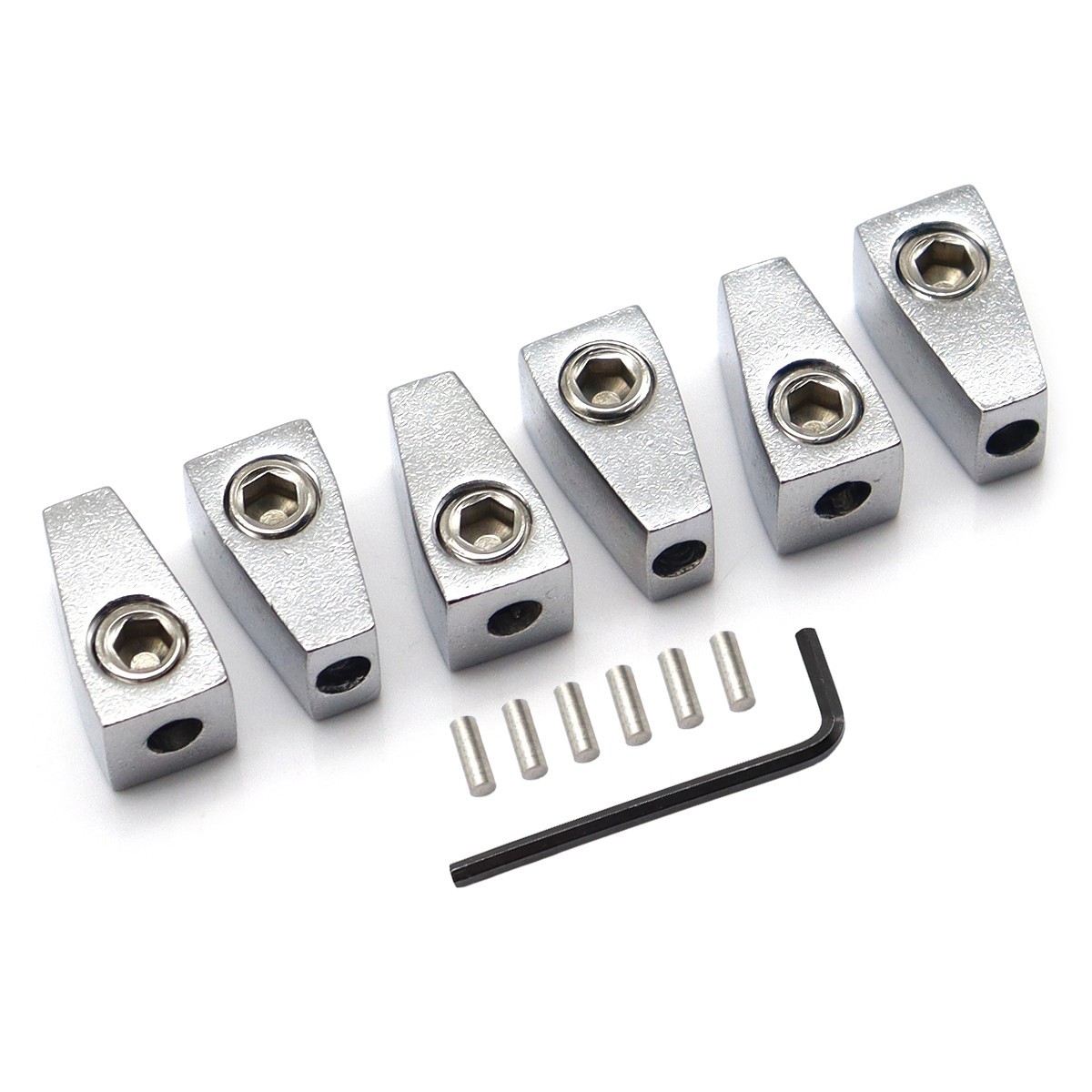 6 String Headless Bass Nuts Single String Nuts for 6 String Headless Bass Silver