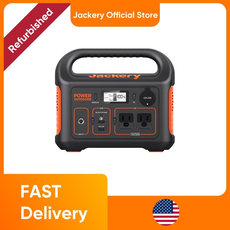 Jackery Refurbished Explorer 290 Plus Portable Power Station, 293Wh  Battery