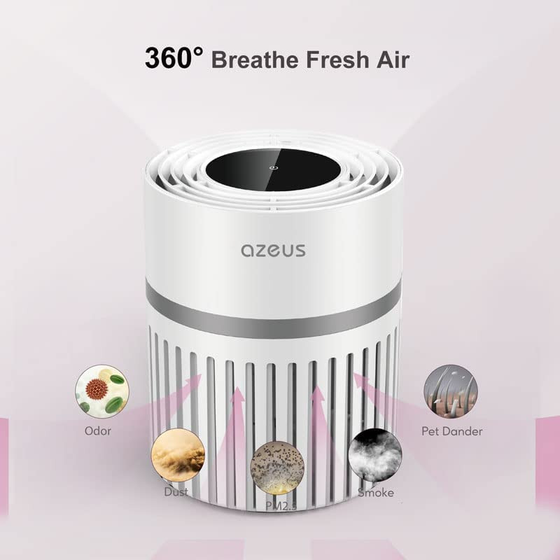 Air Purifier for Large Room with High CARD Rate, Portable Desktop Air Purifier w