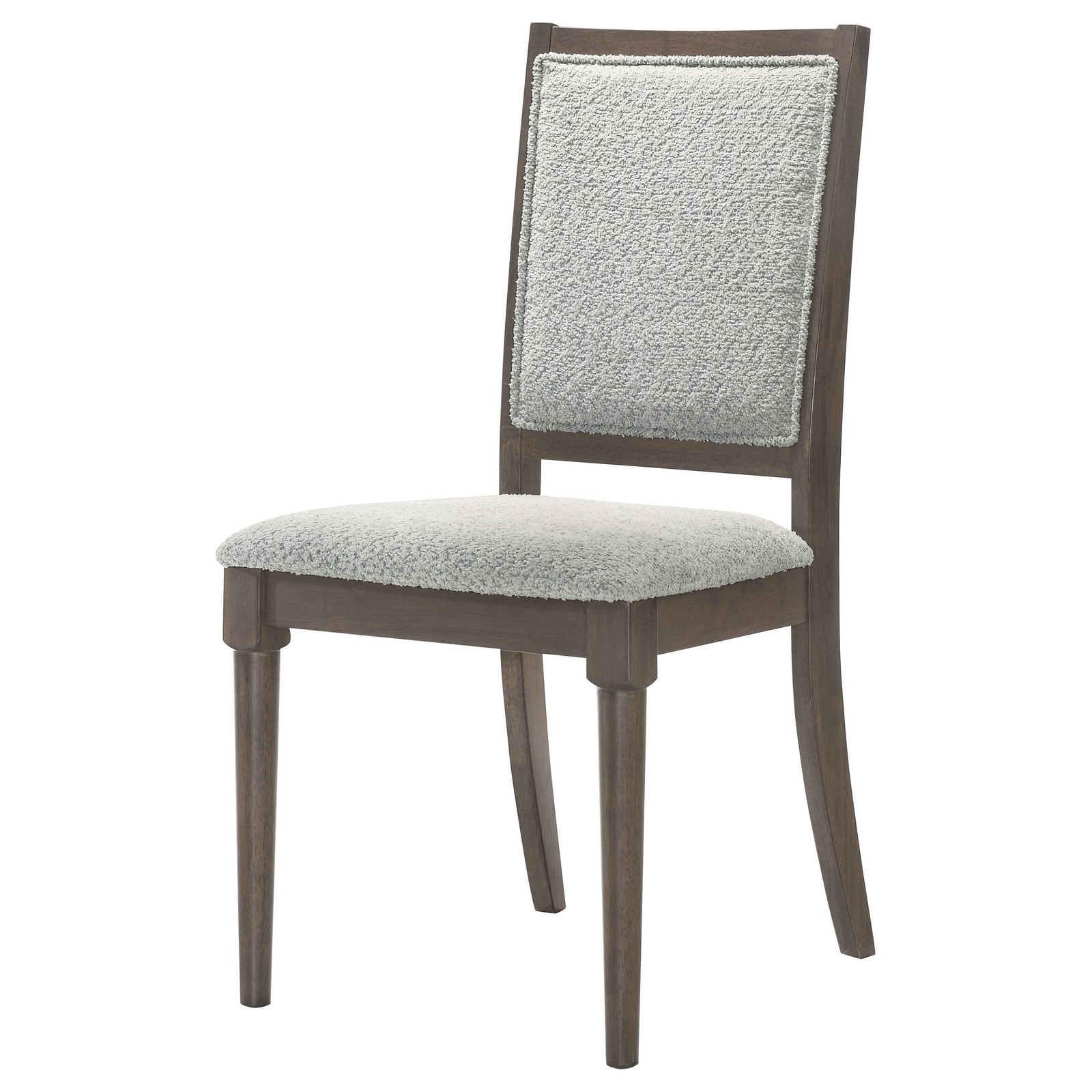 Onslow Upholstered Dining Side Chair Dark Brown