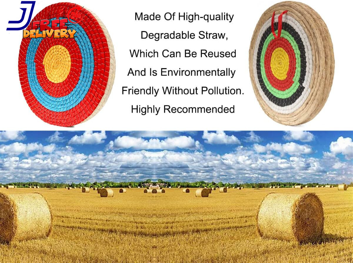 Traditional Three Layer Solid Straw Round Archery Bow Targets Hunting Shooting