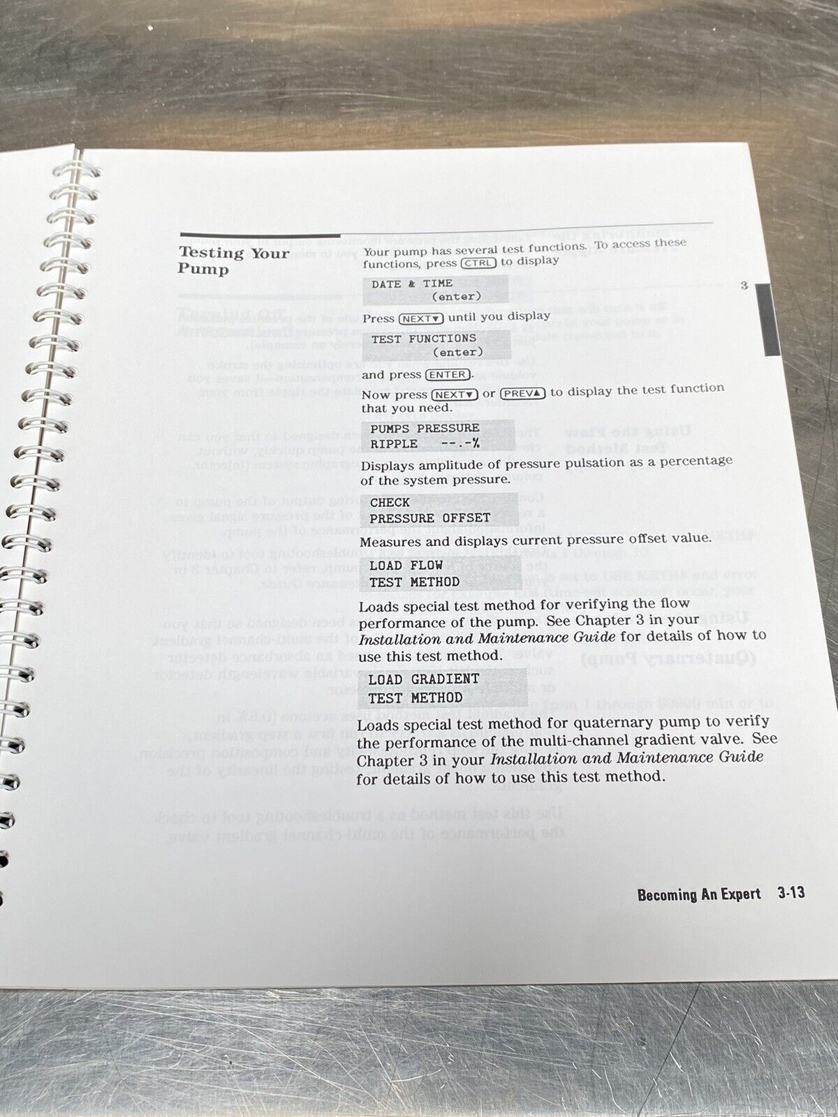 Hewlett Packard HP 1050 Series Pumping Systems - Users Guide / Manual