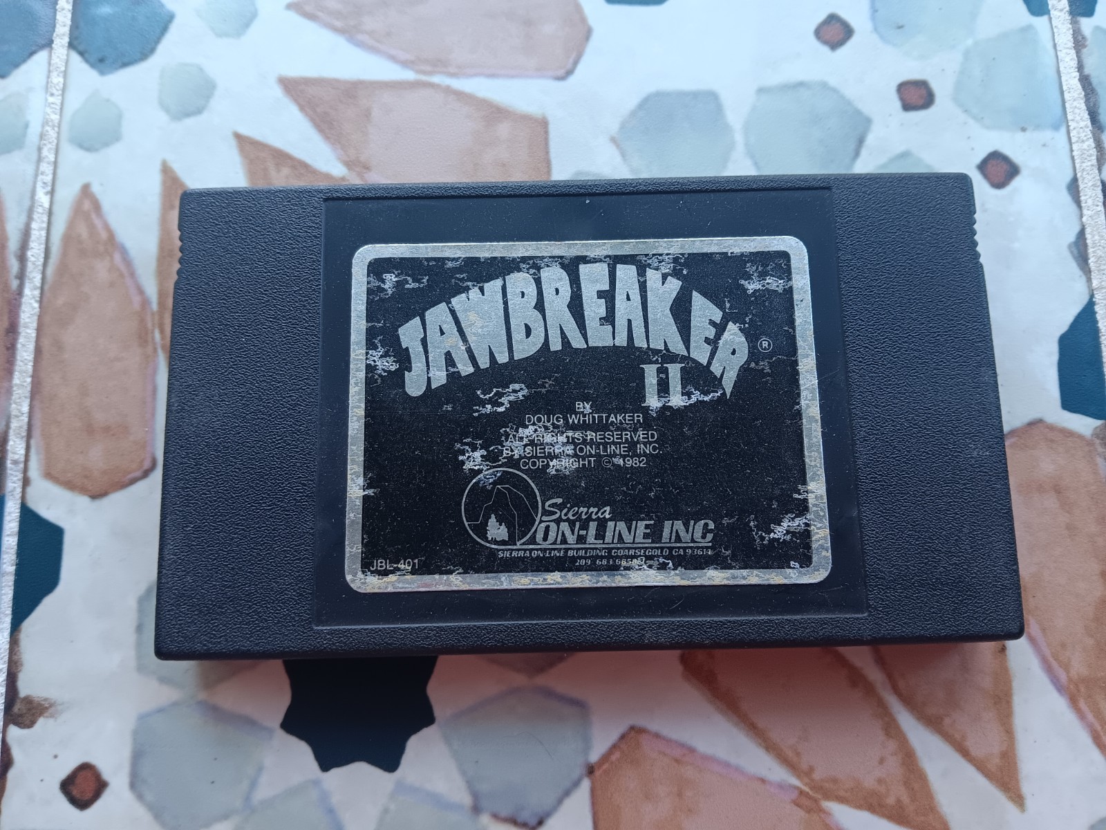 Commodore Vic 20 Jaw Breaker 2 Computer Game Cartridge Tested/Works