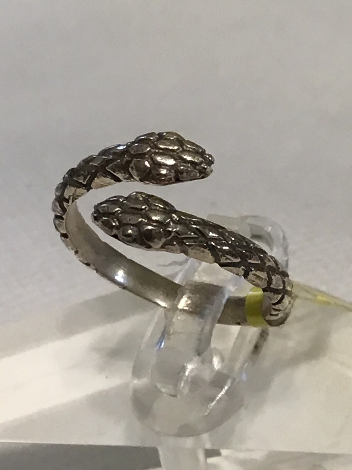 Artisan Crafted (Sz5-6) Bypass Snake Ring—Adjustable