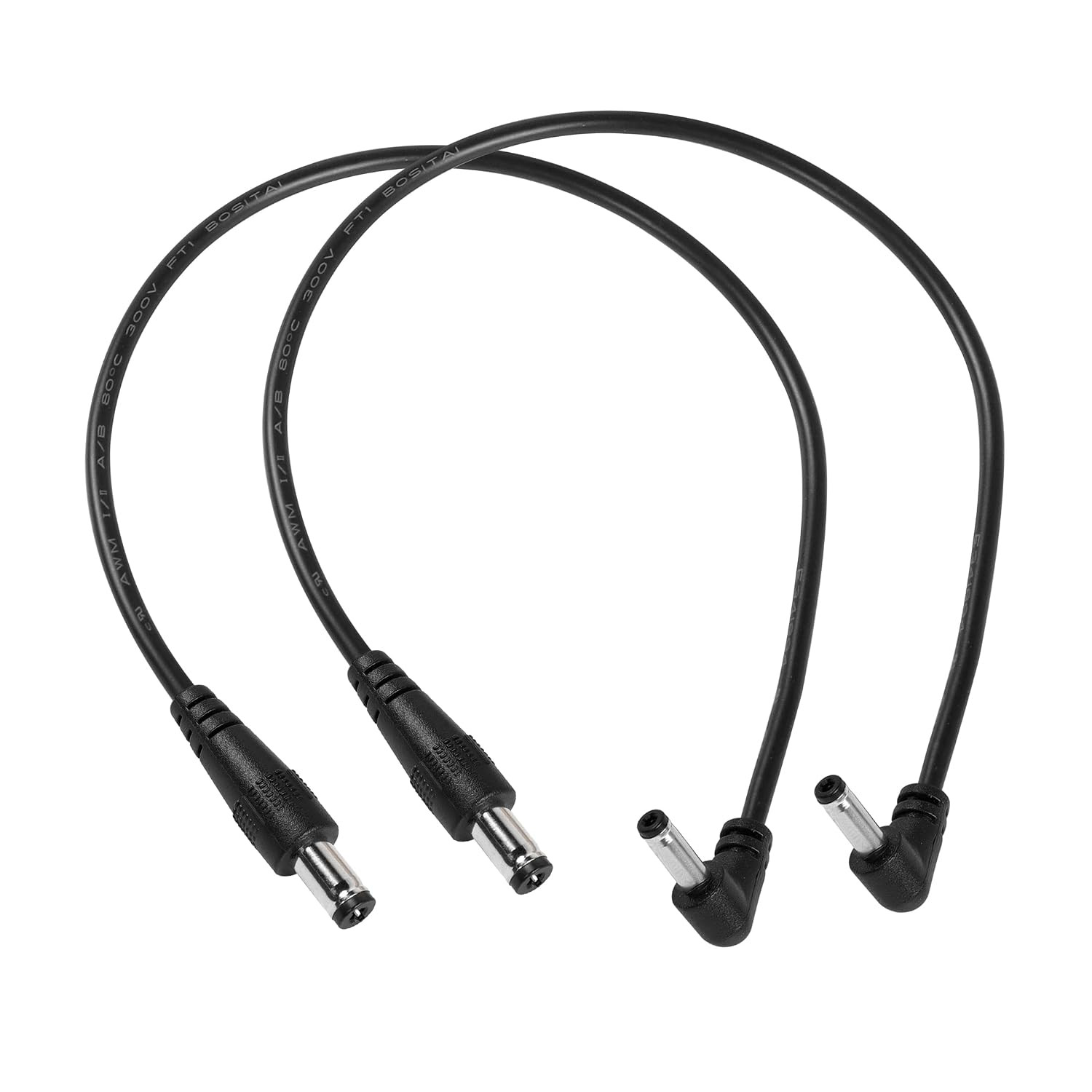 2PCS DC Conversion Power Cable 30CM 12V Dc5.5X2.1Mm to Dc3.5X1.5Mm Male to Male