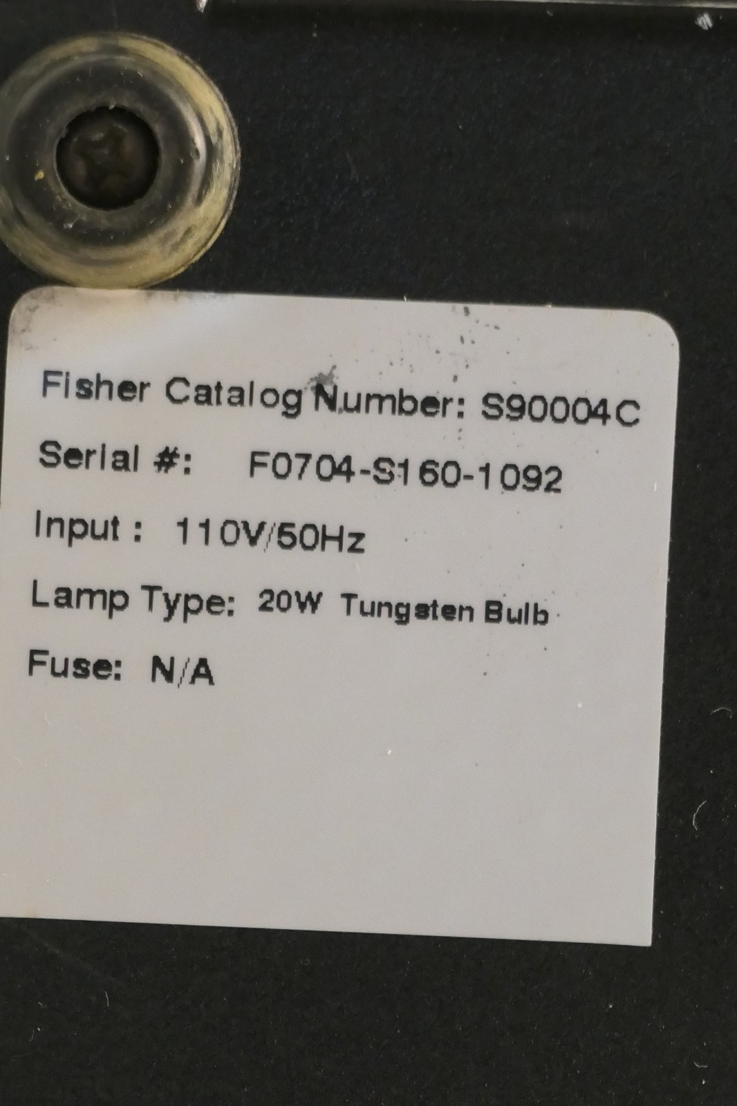 Fisher Scientific S90004 Student Microscope