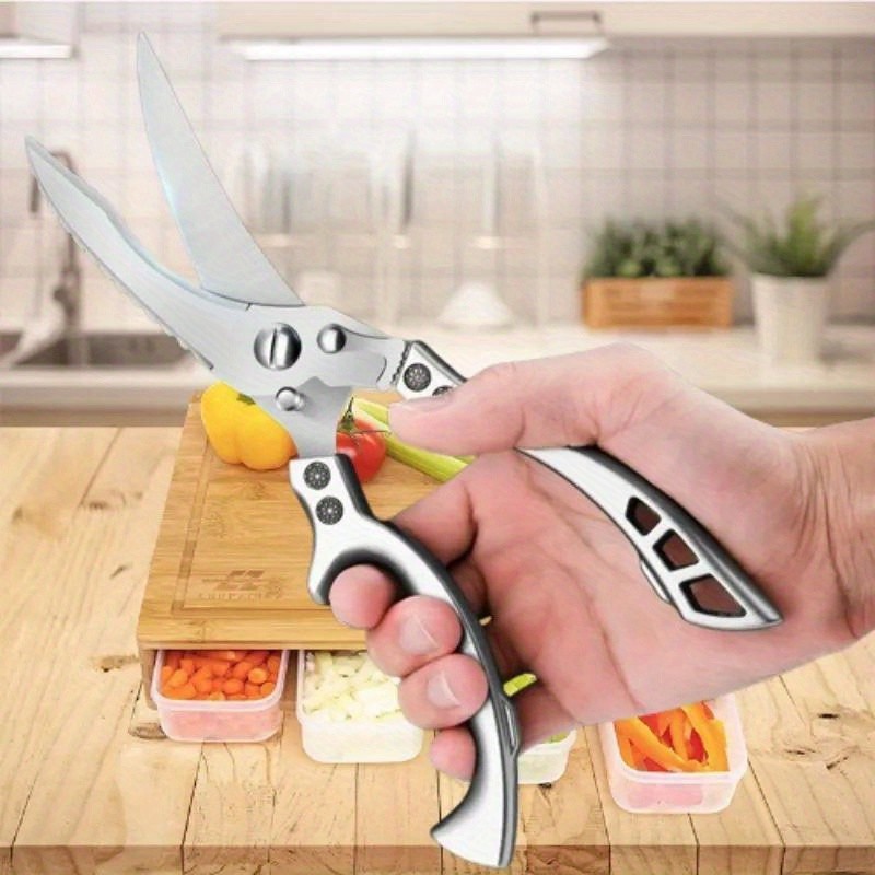 Professional Kitchen Shears for Cutting Chicken Bones Stainless Steel Scissors