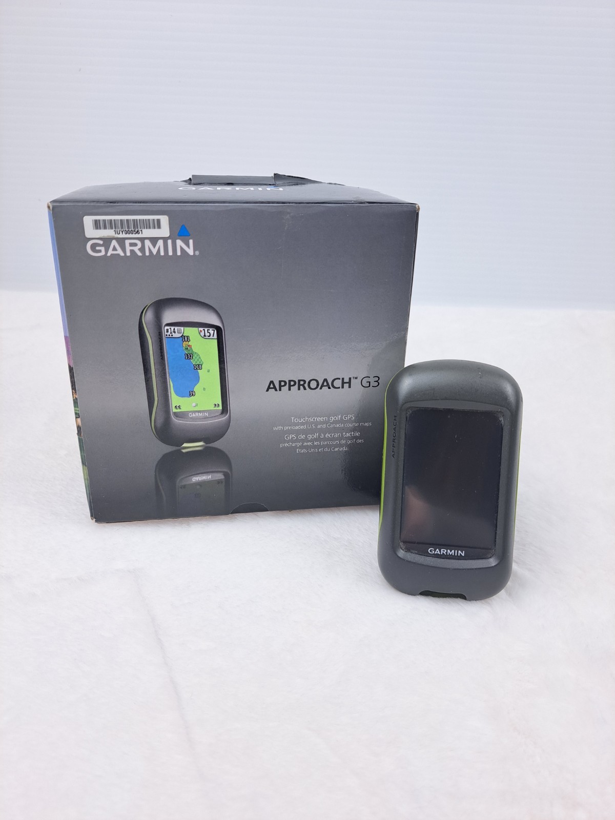 Garmin Approach G3 Handheld Golf GPS with Color Touch Screen Display Untested