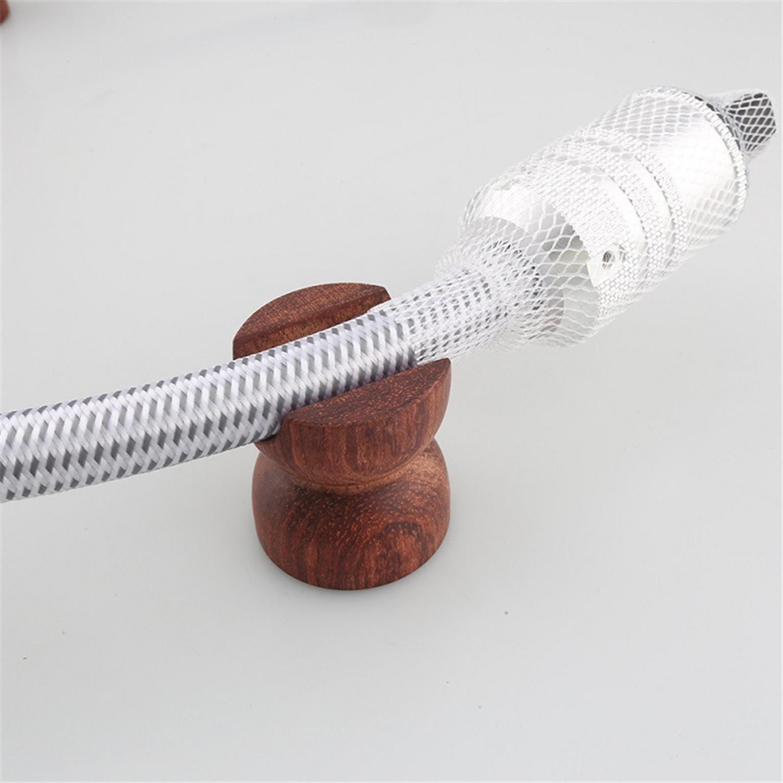 45mm HiFi Rose Wood Speaker Insulation Wire Holder Bracket Support Cable Stand E