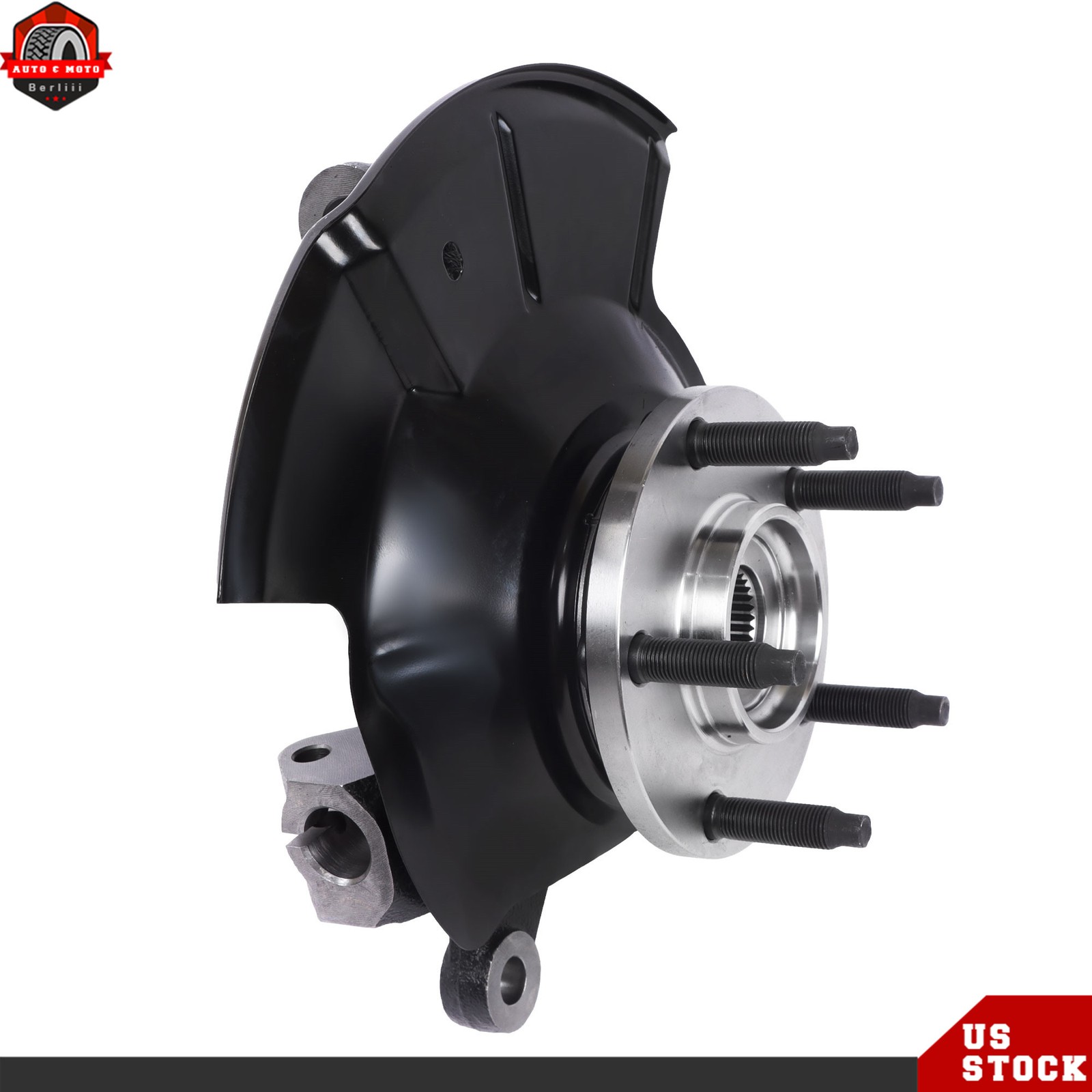 For Ford Edge 2007-2010 Pair Front Wheel Hub Bearing Steering Knuckle Assembly