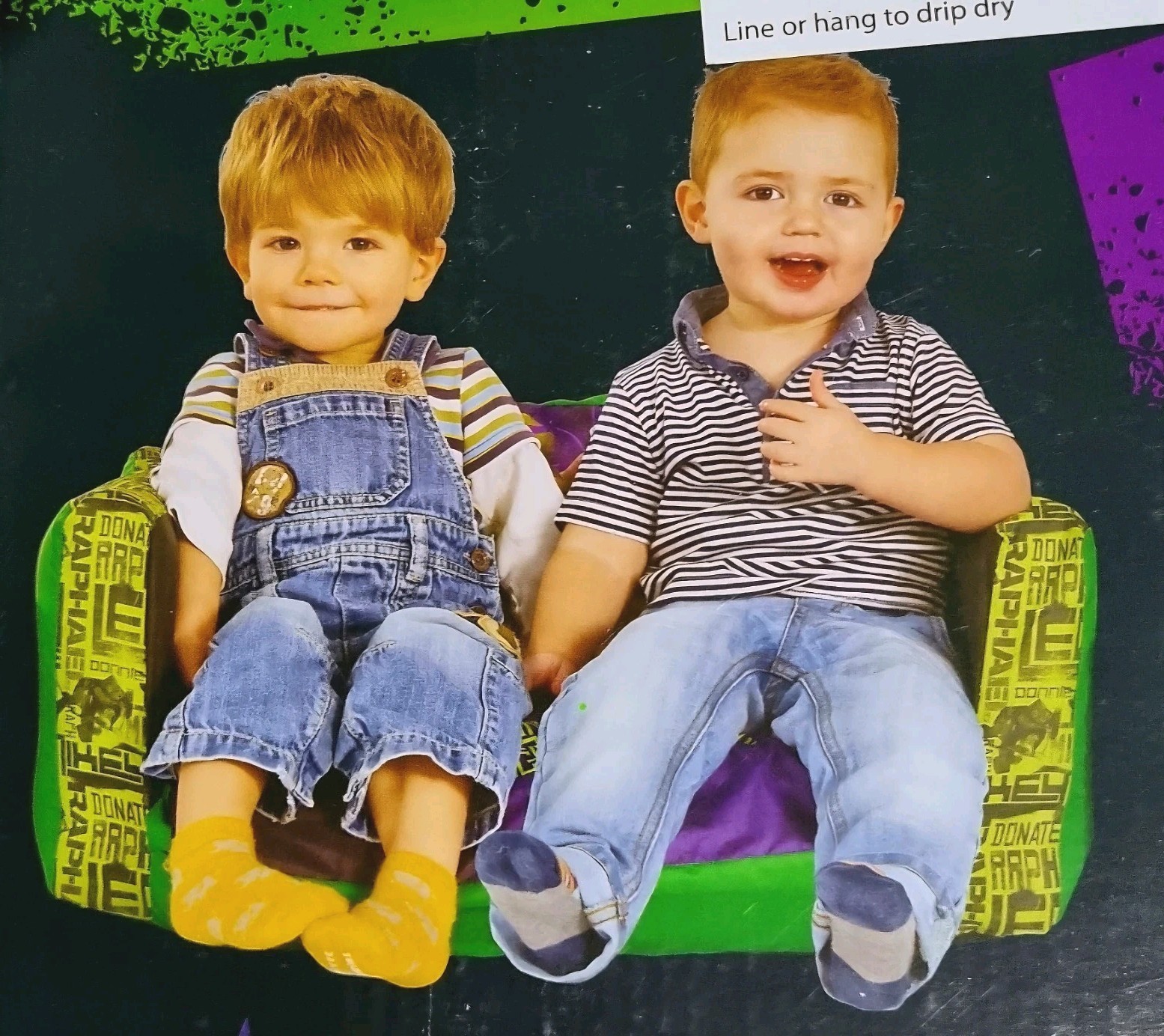 TMNT Fold / Flip Out Sofa Lounge ~ Soft & Cosy Cover 2013 (Inflates In Minutes)