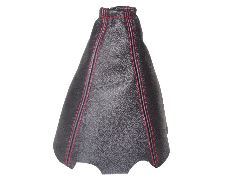 Shift Boot For Toyota Auris MK2 2012-2018 Leather Red Stitching