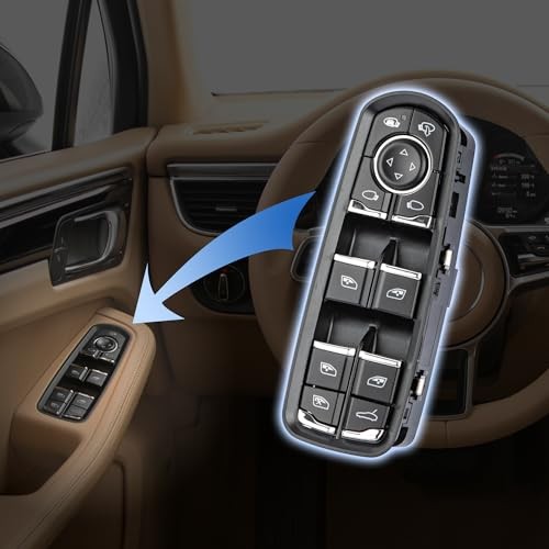 Master Power Window Switch Driver Side Compatible with Porsche Macan 2015