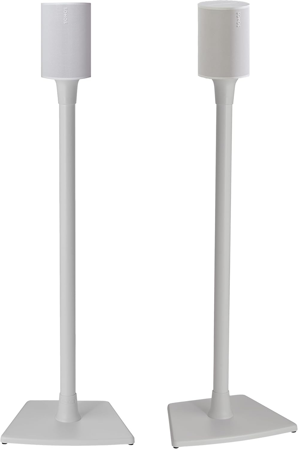 Wireless Speaker Stand for Sonos Era 100™ - White Pair for Secure Mounting