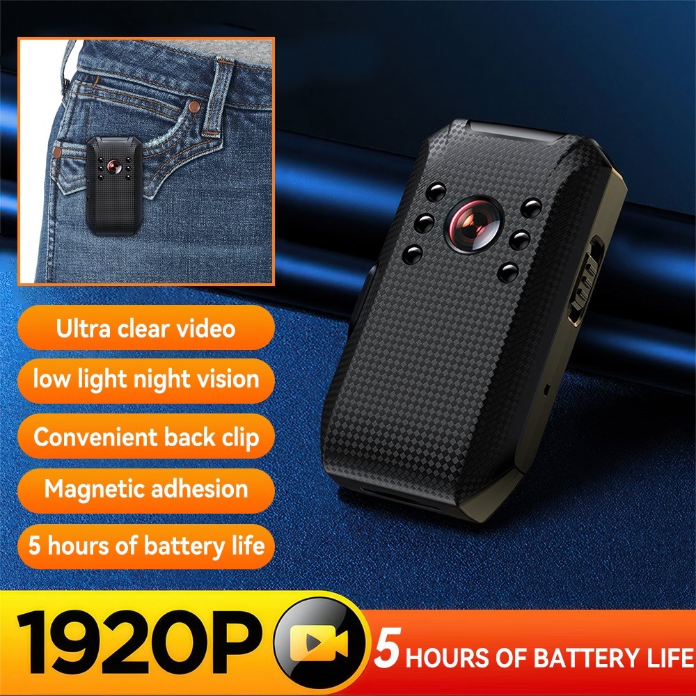 1080P Recording Wireless Body Camera Police Recorder Night Vision Security Cam