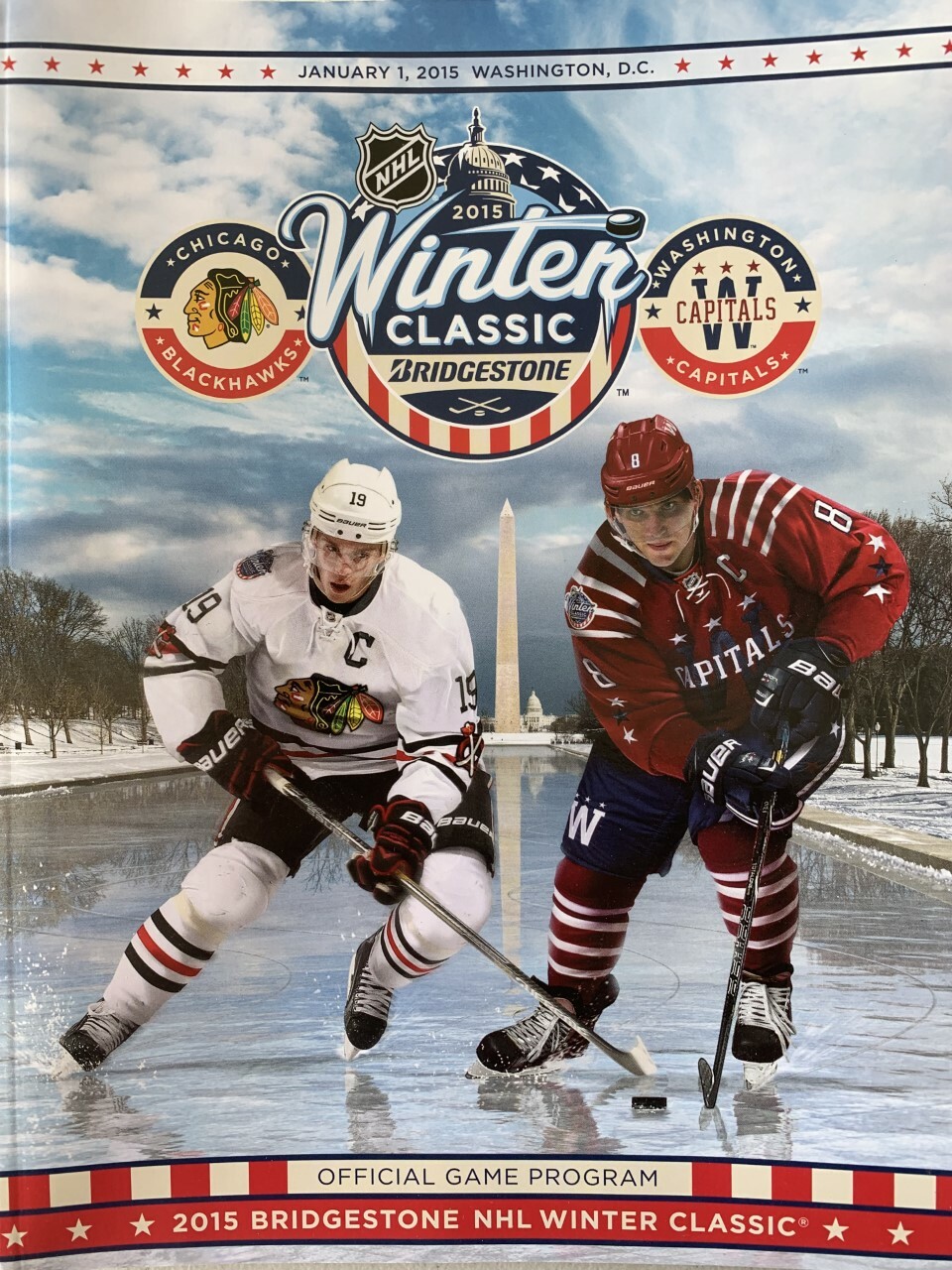 2015 WINTER CLASSIC OFFICIAL GAME PROGRAM WASHINGTON CAPITALS CHICAGO BLACKHAWKS