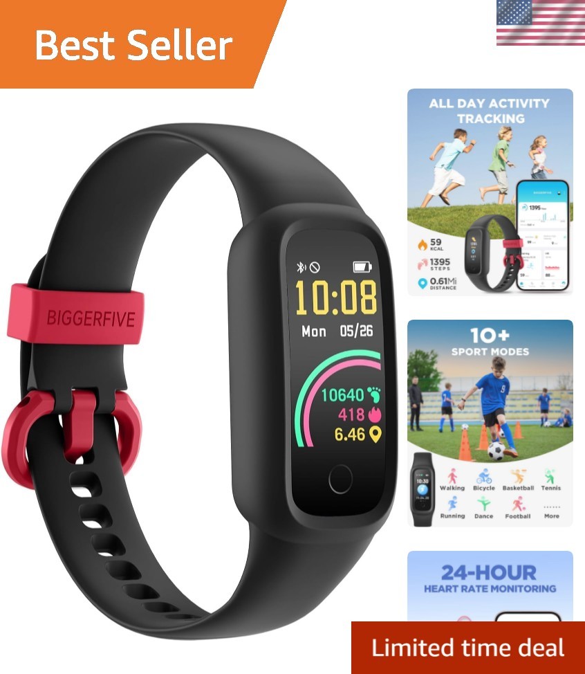Vigor Kids Fitness Tracker Watch -  Waterproof, Activity & Sleep Monitor