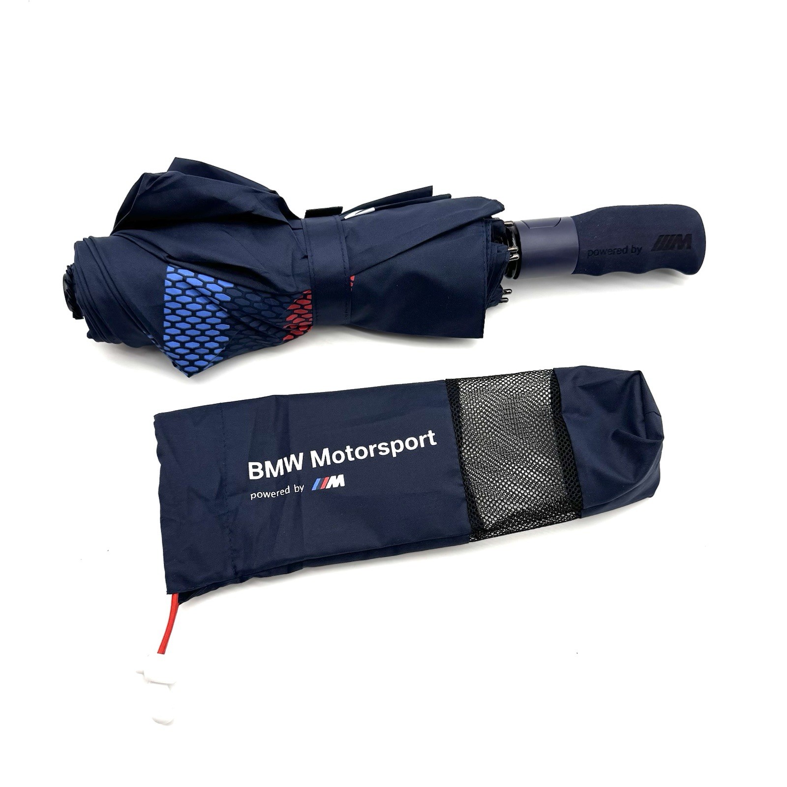 BMW Motorsport Compact Umbrella – Navy Blue | Official BMW Design | OEM
