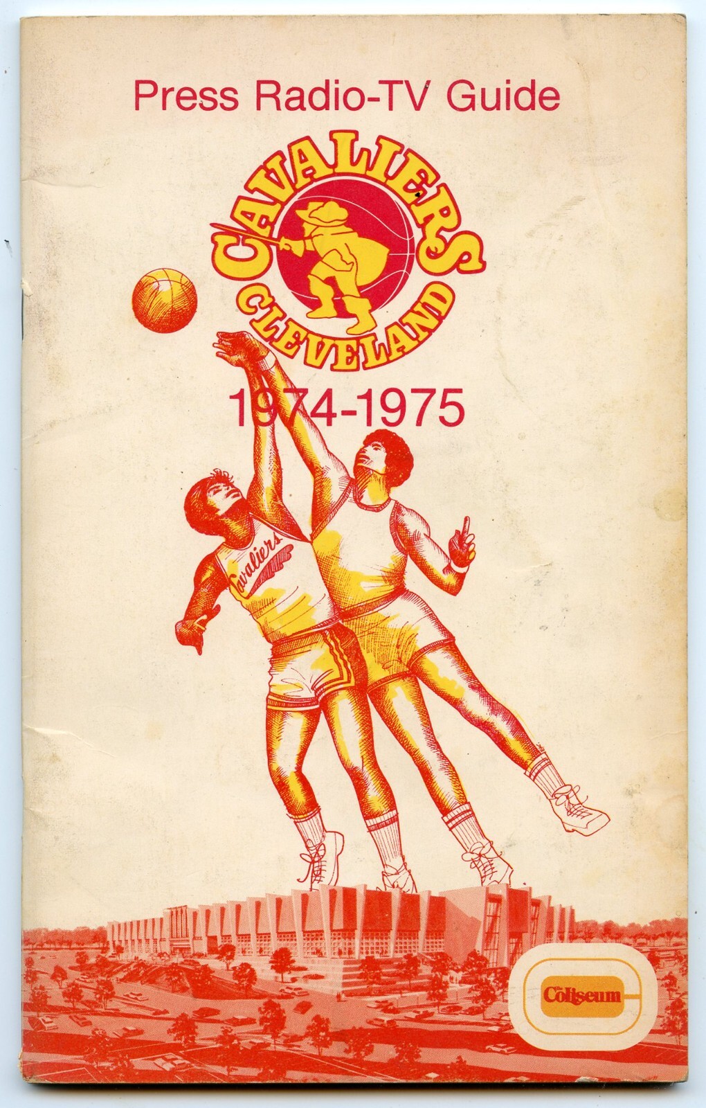 1974-75 CLEVELAND CAVALIERS Media Guide/Press Radio-TV Guide