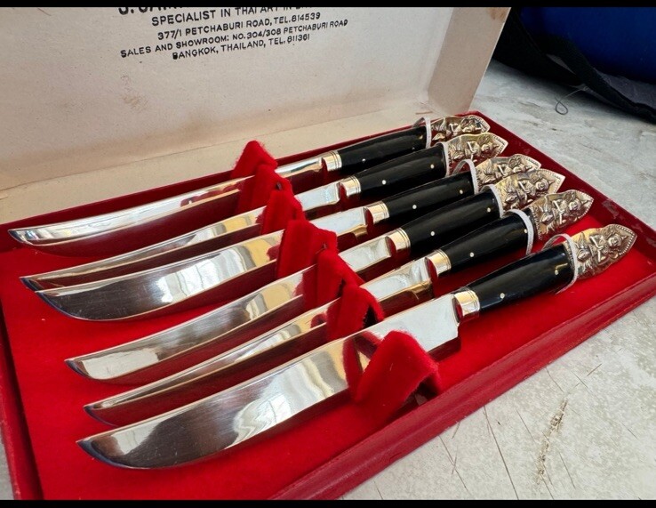 Samran Brass Thailand Knives