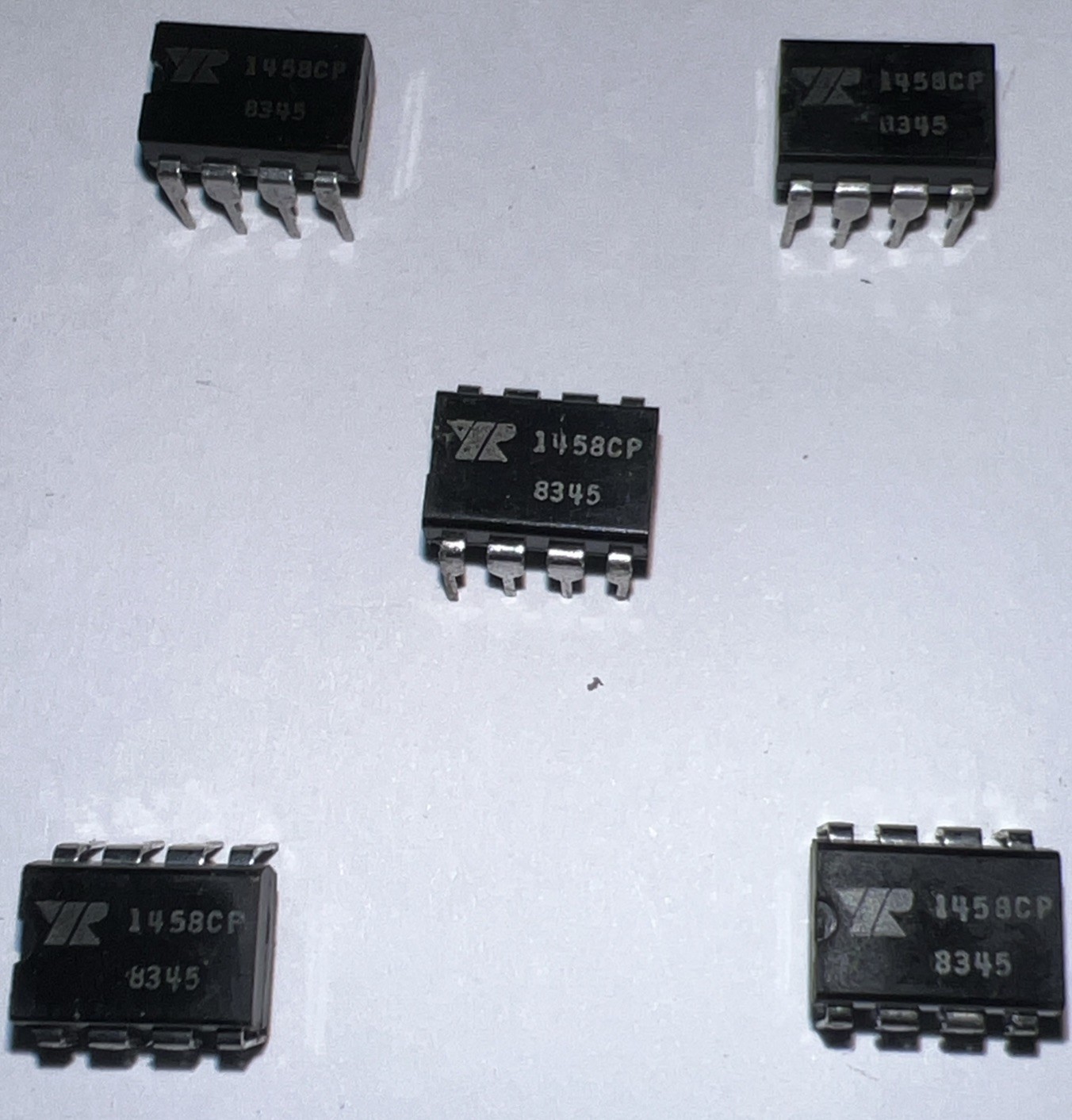 EXAR 1458CP is a general-purpose, monolithic dual operational amplifier Lot of 5