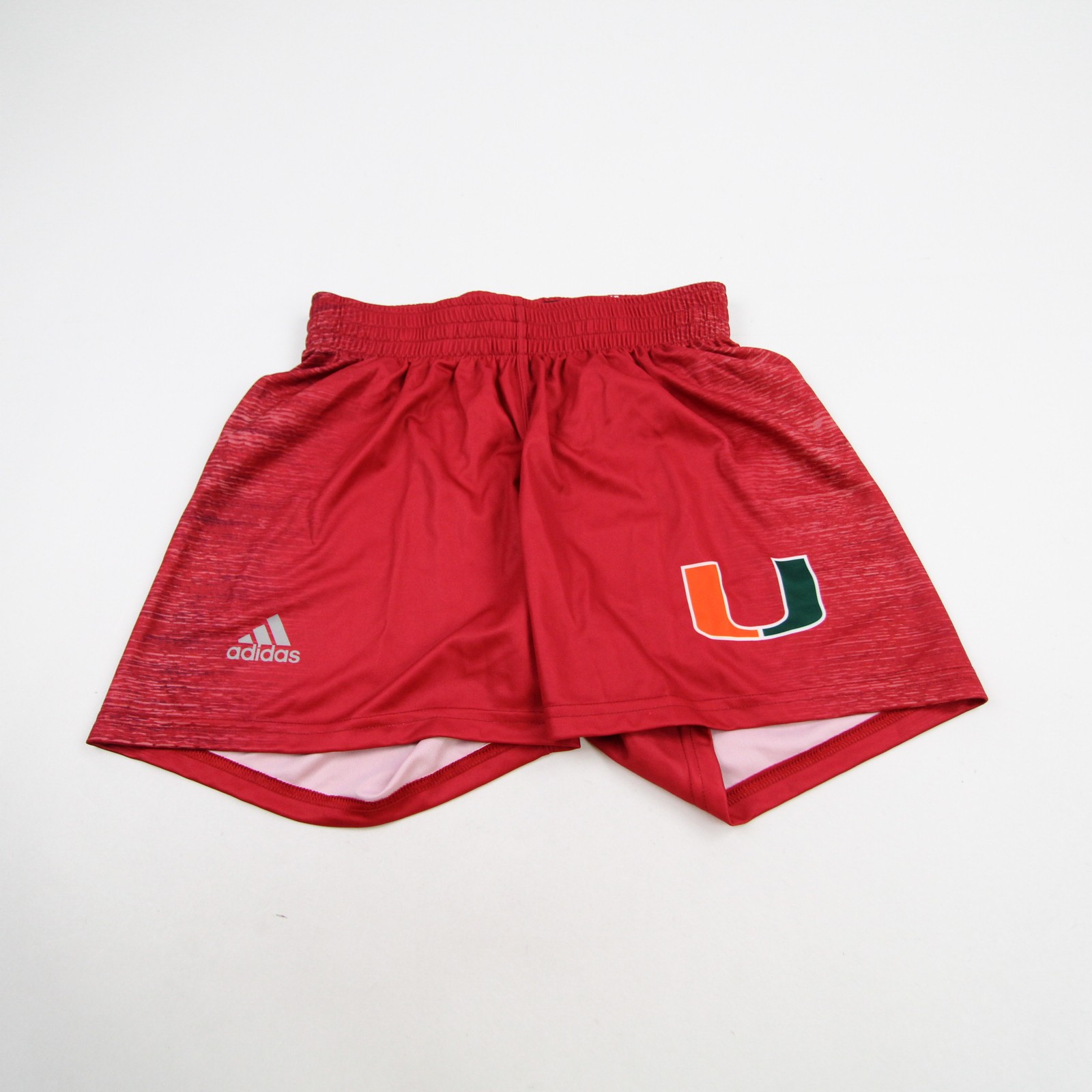 Miami Hurricanes adidas Practice Shorts Women's Red Used Multiple Sizes