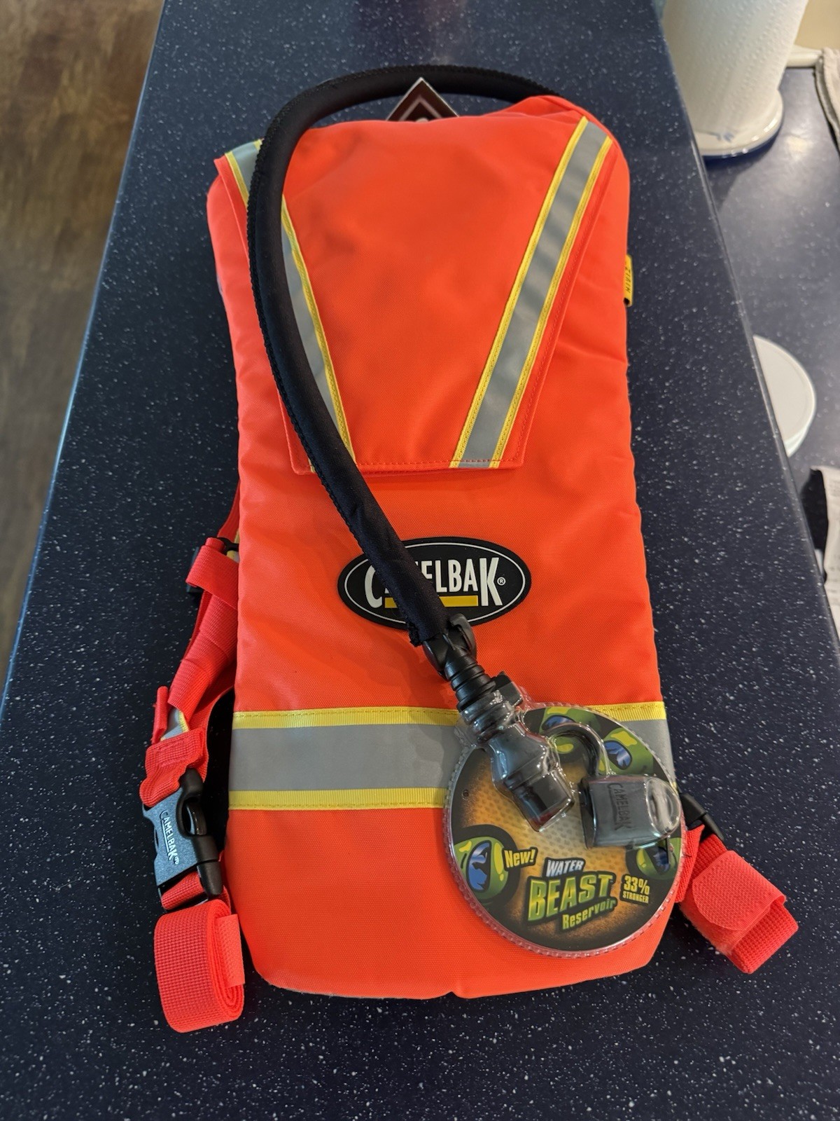 New CamelBak Hi-Viz 2L /70oz Orange Hydration Backpack