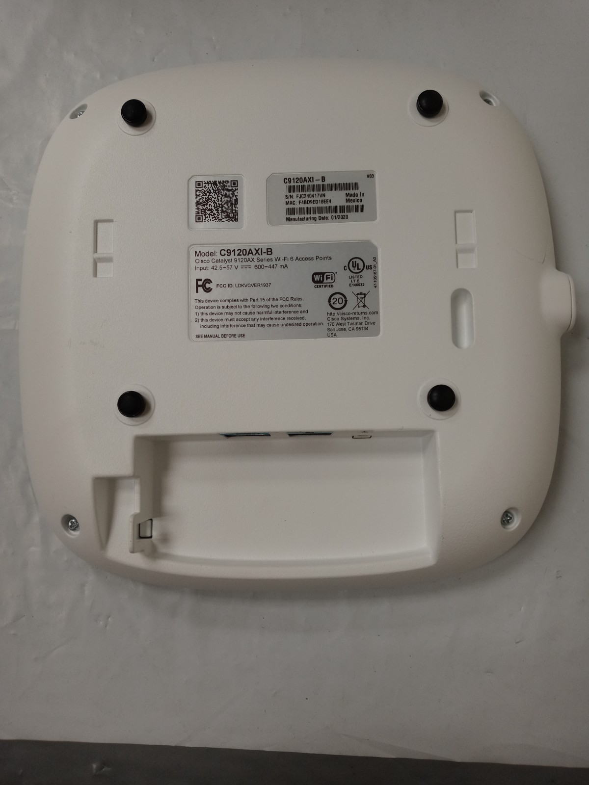 Cisco Catalyst C9120AXI-B Wireless Access Point 9120AXI